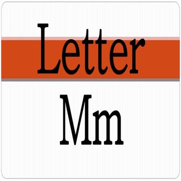 Letter Mm and Letter Nn