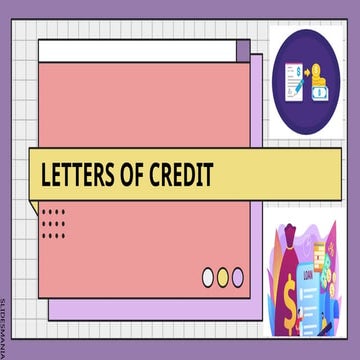 Comprehensive Guide to Letters of Credit in Commercial Transactions | PPTX