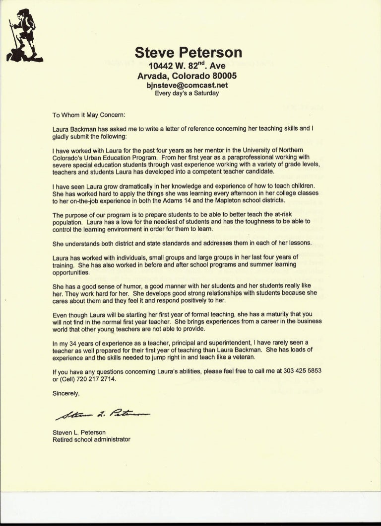 learning mentor cover letter