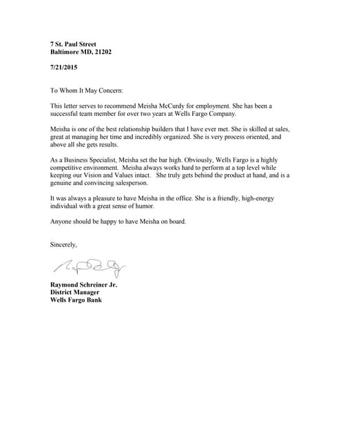 Chef Keith Recommendation Letter | DOCX