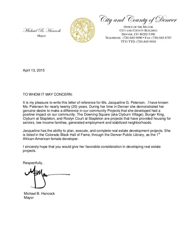 letter of reference from denver mayor hancock 4 13 2015 recommendation letter for developer