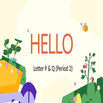 Letter P & Q review for grade 2 and kindergarten.pptx