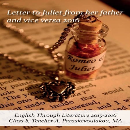 Romeo and Juliet 400 years of Shakespeare!