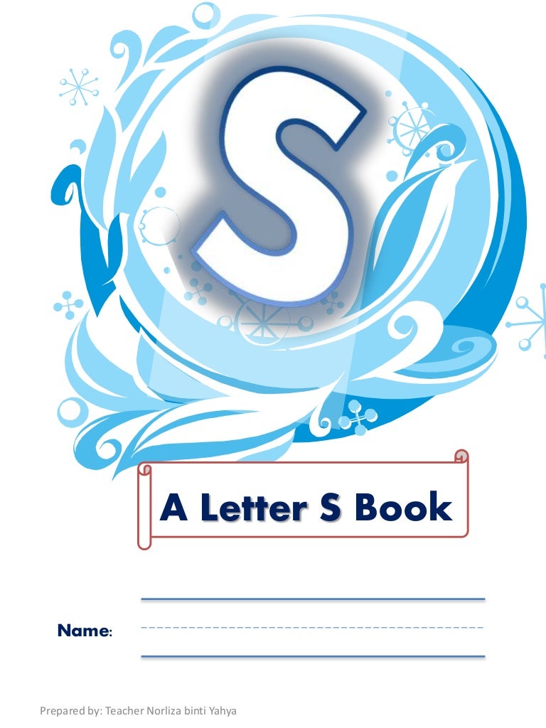 Letter s mini book