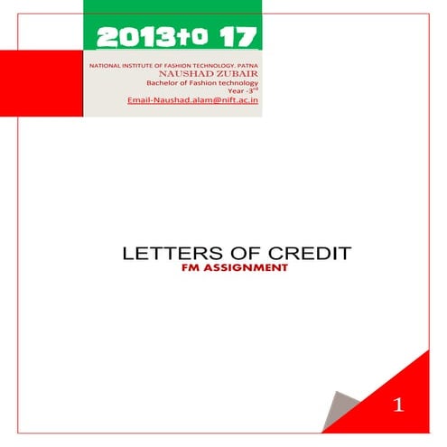 Letters of credit