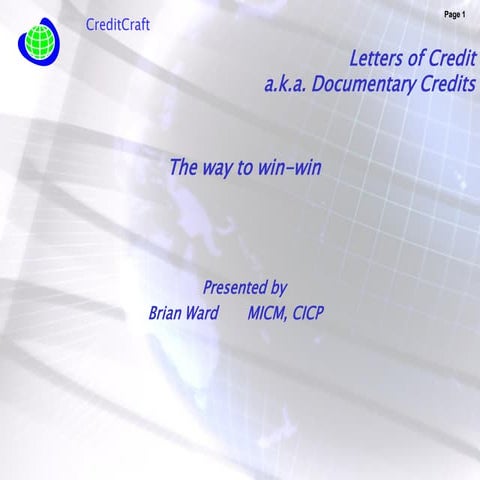 Letters of credit the way to win win