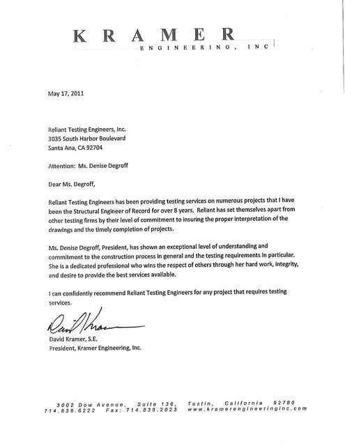 mechanical project engineer recommendation letter letter of recommendation mechanical engineering