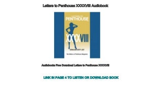 Audiobooks Free Download Letters to Penthouse XXXXVIII