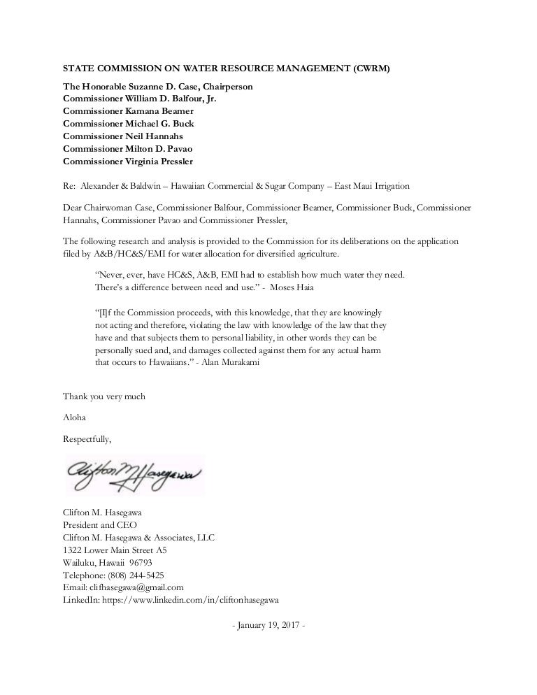 Hawaii Commission On Water Resource Managment Keepers Of The Publ