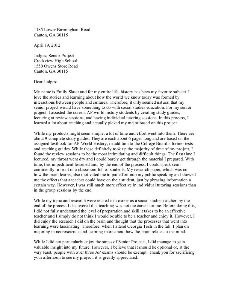 Letter To A Judge Template