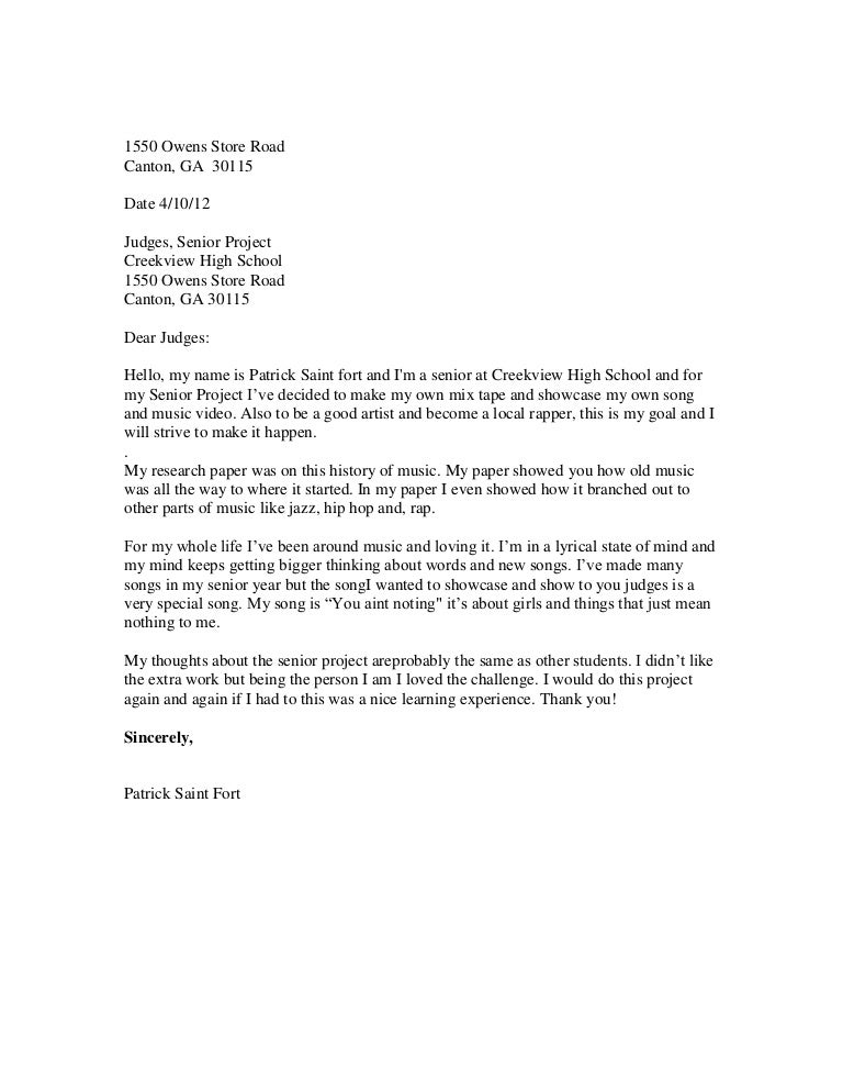 letter to the judges format 2011 12 letter to the judge format