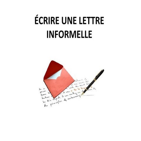 Letter writing techniques - 10th SSC exam - French | PPT