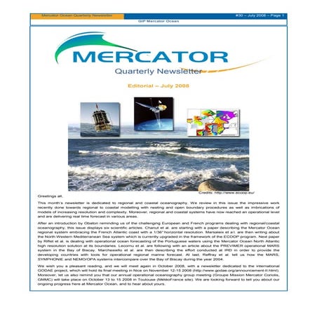 Mercator Ocean newsletter 30