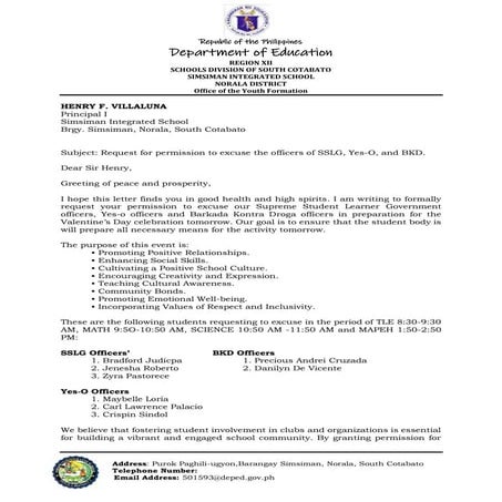 Letter Sample in english. Try this for free