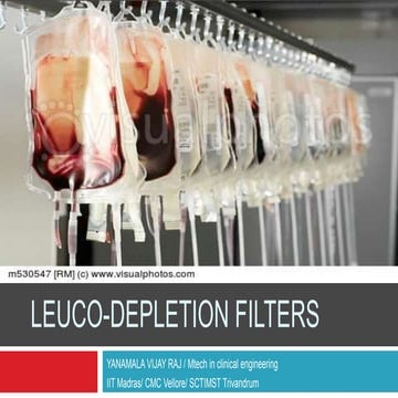 Leucodepletion filters