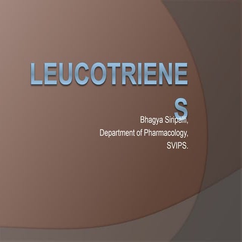 Leucotrienes