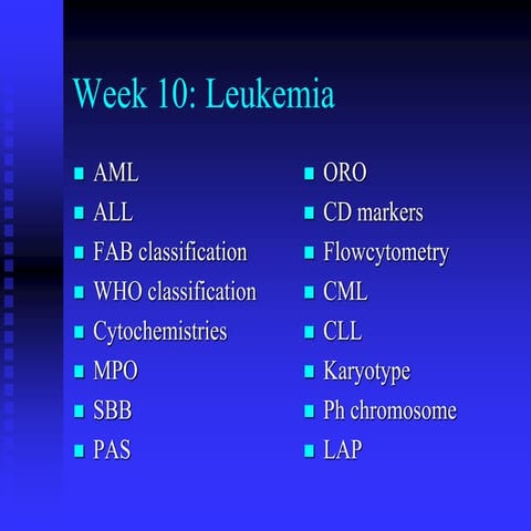 Leukemia (1).ppt and  bio marker and cbc