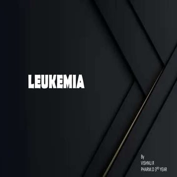 Leukemia | PPTX