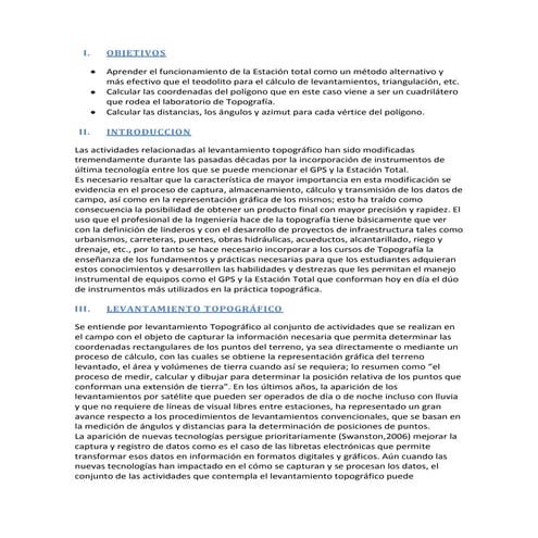 Levantamiento topo minera