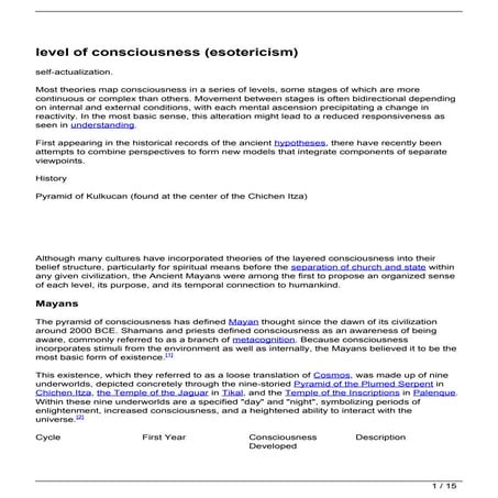 level of consciousness (esotericism)