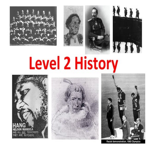 Level 2 NCEA History: Politics and Sport - NZ and SA