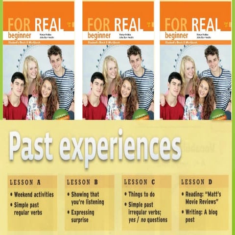 Level 2 unit 12  past simple (all forms) regular and irregular verbs 