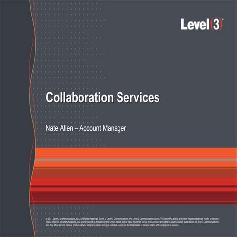 Level 3  Collaboration Presentation