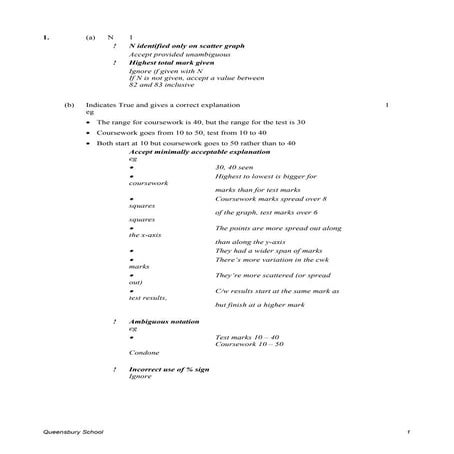 Level 6 handling data answers