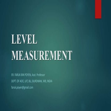 Level Measurement