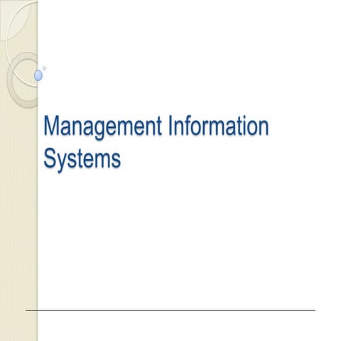 Level of people and their information needs - Unitedworld School of Business