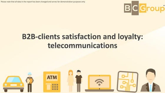 Level of satisfaction and loyalty in B2B