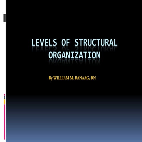 Level of structural organization