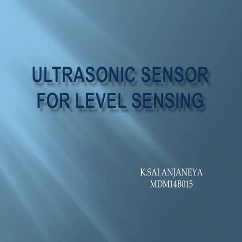 Level sensor
