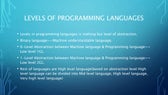 High level and Low level Language | PPT