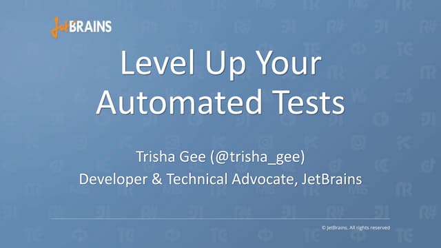 Level Up Your Automated Tests