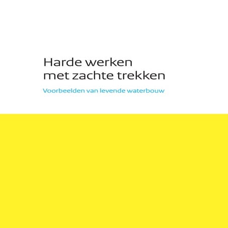 Levende Waterbouw Boek 2009