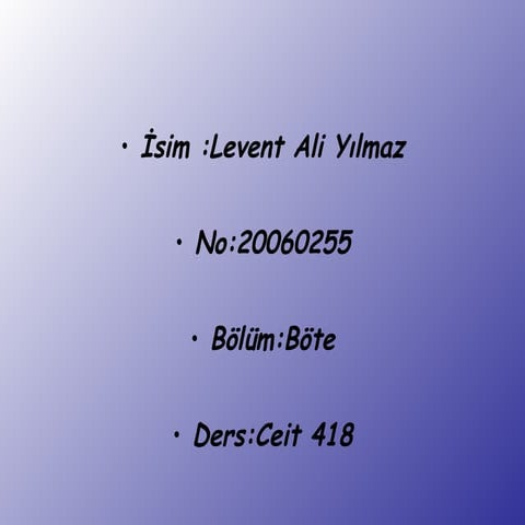 Levent ali yılmaz 2006 0 255 | PPT