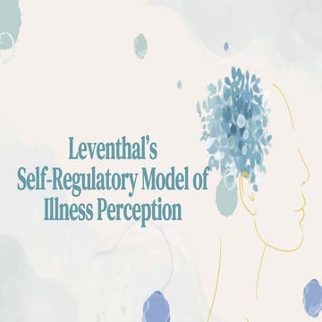 Self-Regulatory Model of Illness Perception .pptx