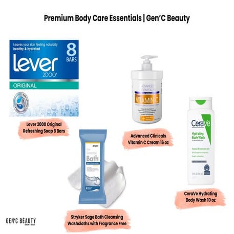 Premium Body Care Essentials | GenC Beauty