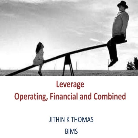 Leverage - Financial, Operating and Combined