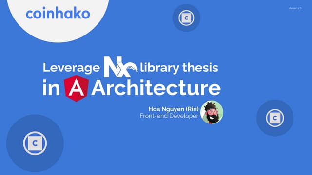 Leverage Nx Library thesis in Angular Architecture
