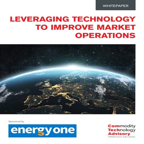 Leveraging Technology To Improve Market Operations
