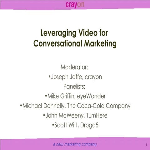 Leveraging Video For Conversational Marketing