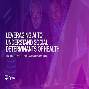 Leveraging AI to Understand SDOH Webinar 