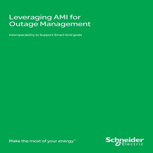 Leveraging AMI for Outage Management