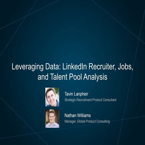 Leveraging Data: LinkedIn Recruiter Jobs and Talent Pool Analysis | Talent Co...