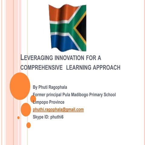 Leveraging innovation for a comprehensive  learning approach   copy