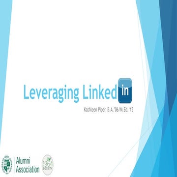 Leveraging LinkedIn 