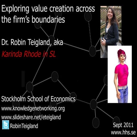 Exploring value creation across the firm's boundaries