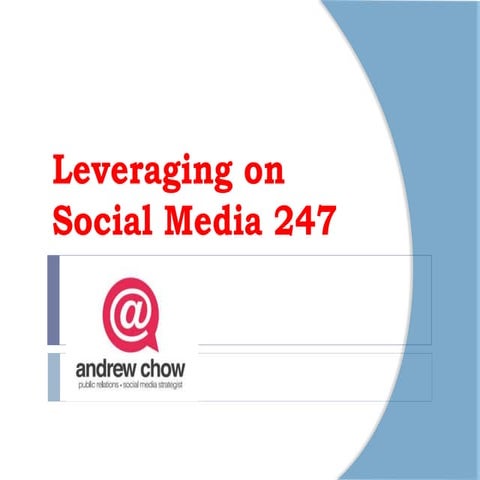 Leveraging on Social Media 247